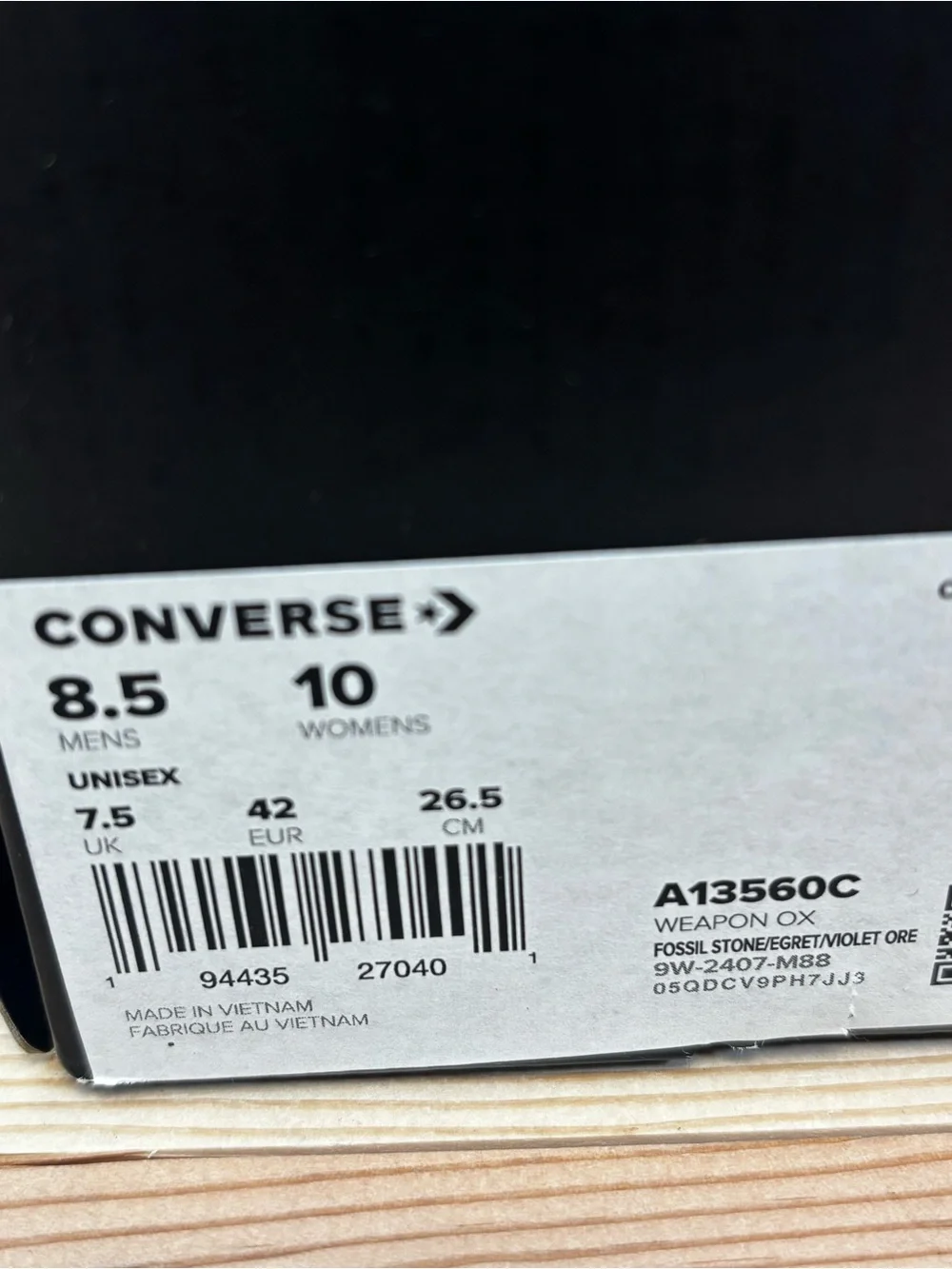 A Ma Maniére x Converse Weapon Low 'While You Were Men A13560C Men Sz 8.5 - Picture 3 of 12
